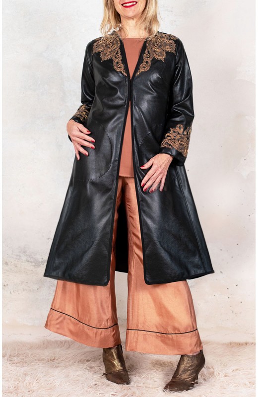 GUSCIO RICAMATO COAT - Old...