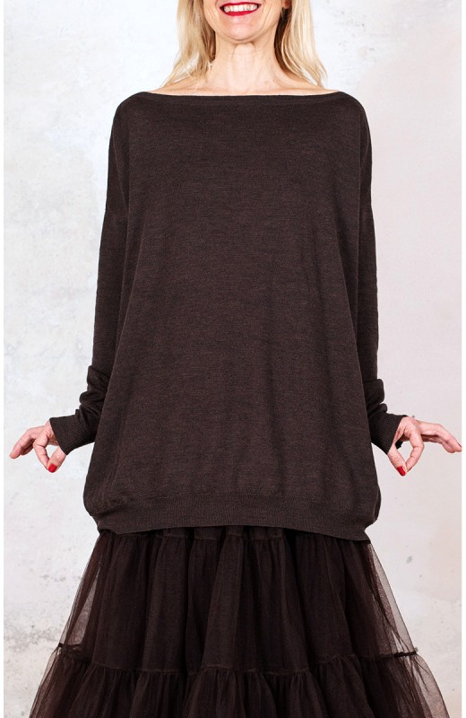 OVERAGIO SWEATER - Chocolate