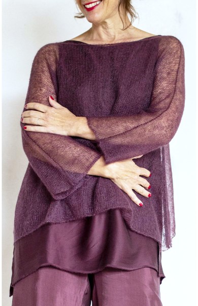 POETICAL SWEATER - Chocomelanzana