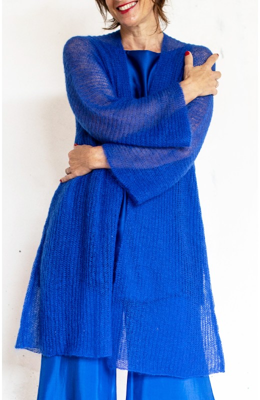 POETICAL CARDIGAN - Blu...