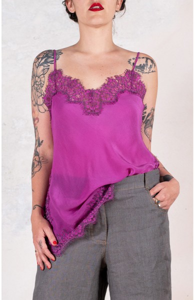 SHORT LACE SOTTOVESTE - Wonder Ciclamino