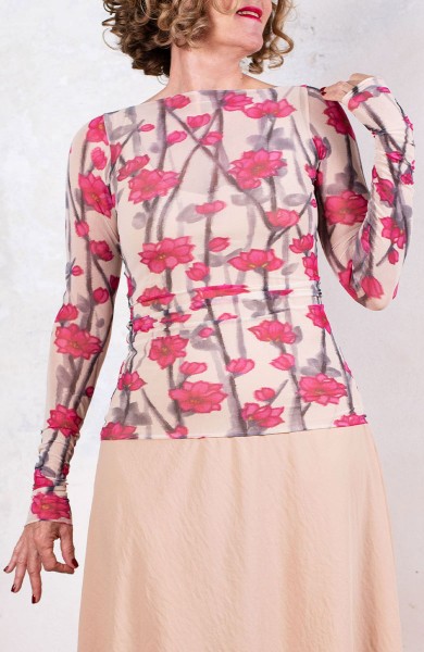 JAPAN TATTOO INSIDE OUT SWEATER - Painted Flowers