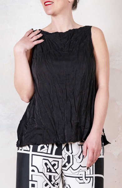 DOUBLE TRAVEL TOP - 20's Black