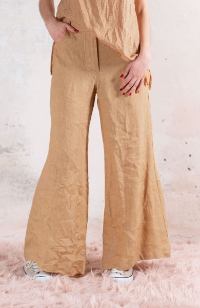 LINEN TRAVEL PANT BOOK EDITION - Sabbia Prosaica