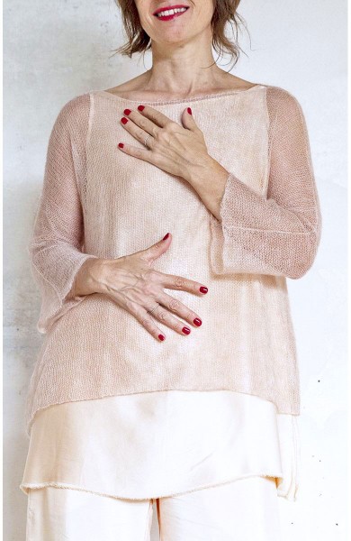 POETICAL SWEATER - Cipria Irrisolta