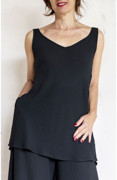 GEORGETTE PERFECTO PETTICOAT - Nero Ridondante