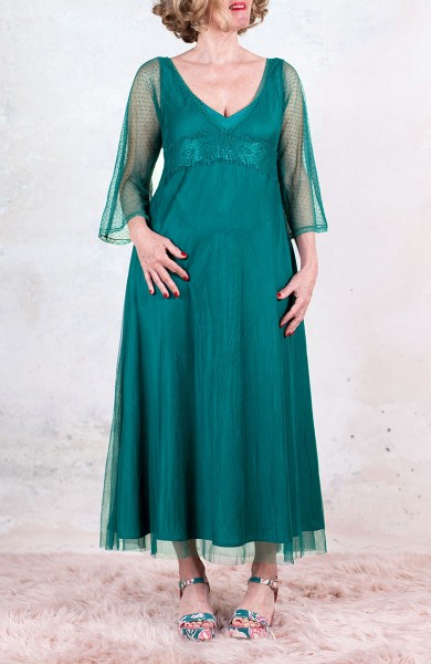 PPD NOCTURNIA DRESS - Pavone Reale