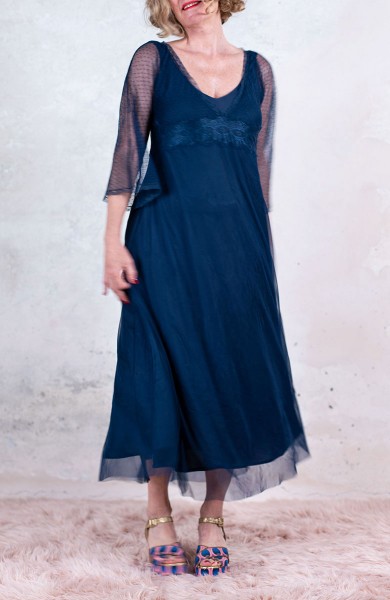 PPD NOCTURNIA DRESS - Blu Karmico