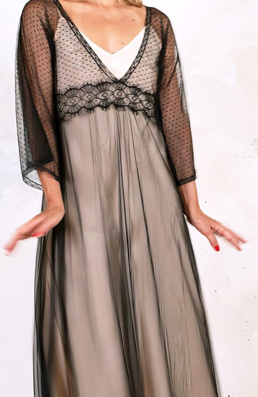 PPD NOCTURNIA DRESS - Nero...