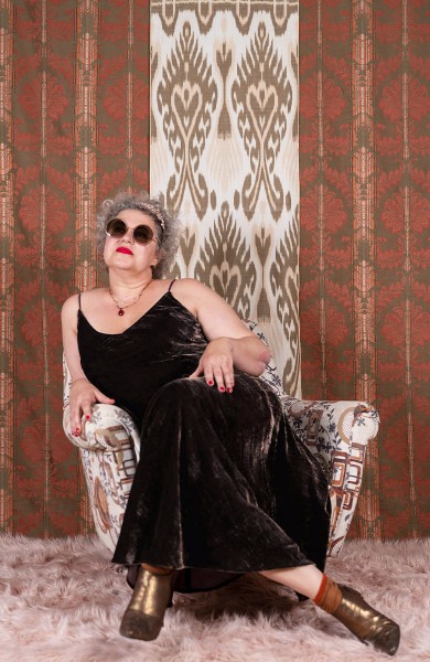 VELVET HYBRID PERFECTA DRESS ON DEMAND - Moka on demand