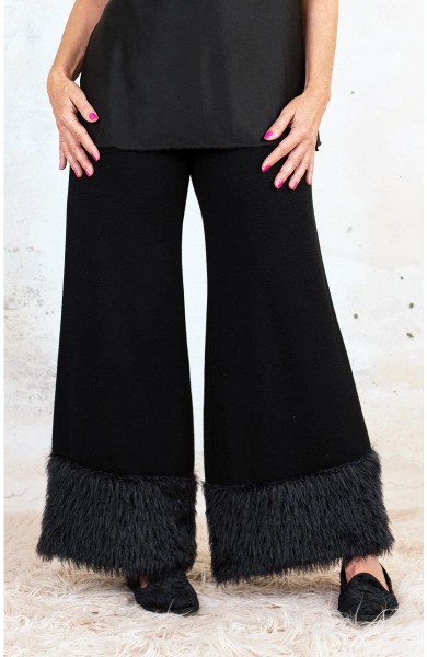 FLUFFY ICONIC PANT - Sweet Black