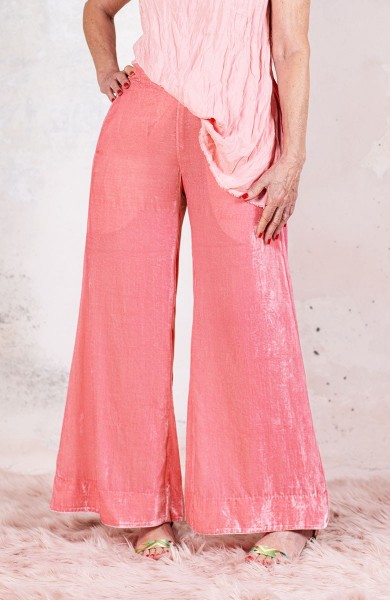 JAPAN VELVET TROMBETTA PANT -  Japan Rose