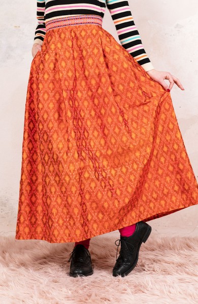 GONNA VOLANTE IKAT EDITION - Sunset in India