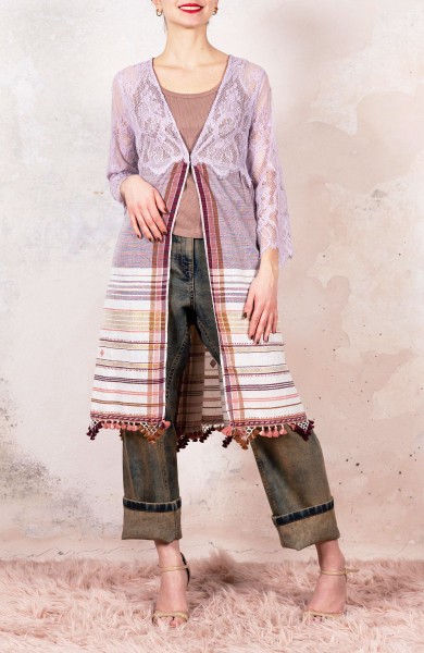 GUJARAT SCARF COAT - Glicine del Tempio