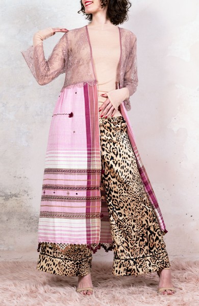 GUJARAT SCARF COAT - Petalo dell'Offerta
