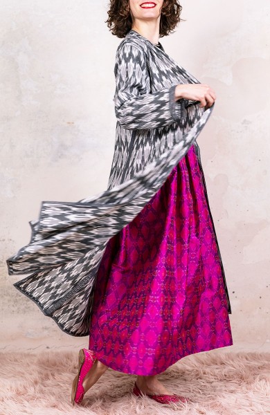 IKAT TRAVEL COAT - Opale sfumato