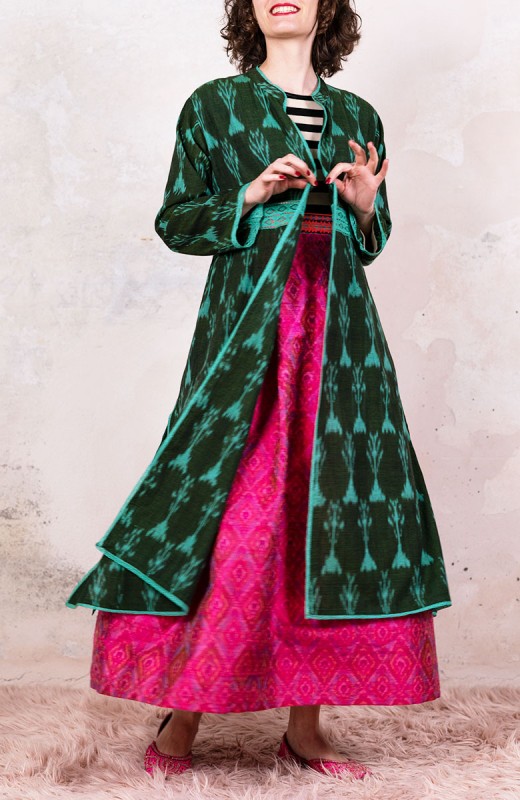 IKAT TRAVEL COAT -...