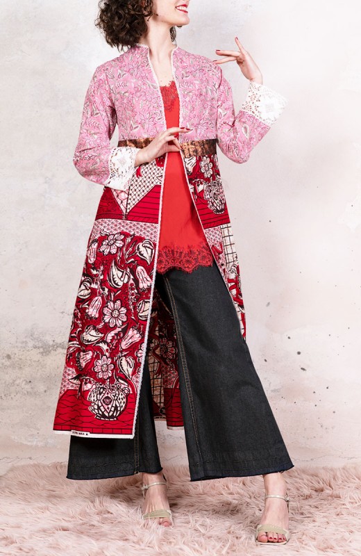 AFRO BRUXELLES LIGHT COAT -...