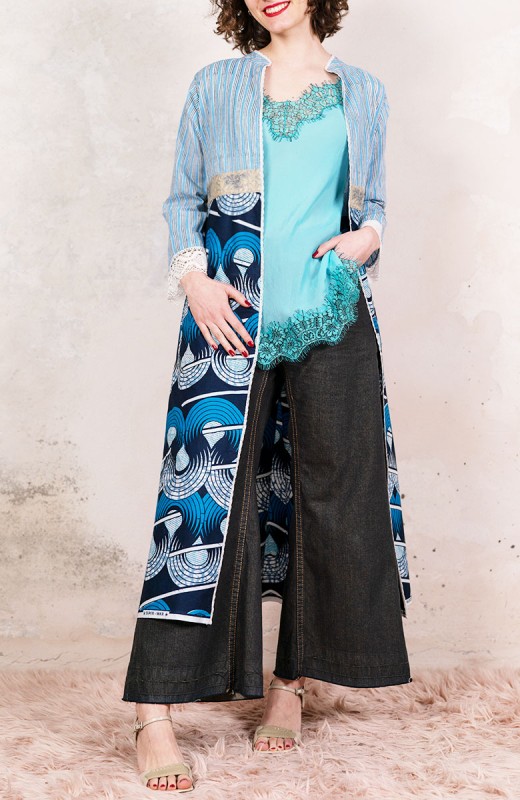 AFRO BRUXELLES LIGHT COAT -...