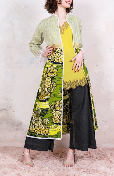 AFRO BRUXELLES LIGHT COAT - Cactus del Madagascar