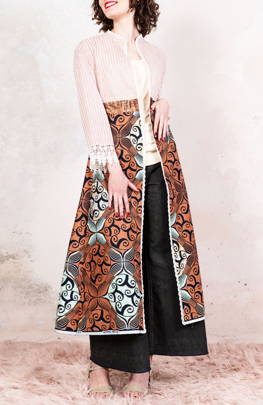 AFRO BRUXELLES LIGHT COAT -...