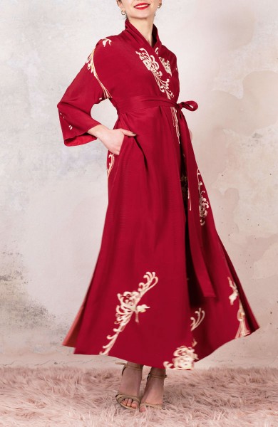 LONG EUROPEAN KIMONO - Rossagno