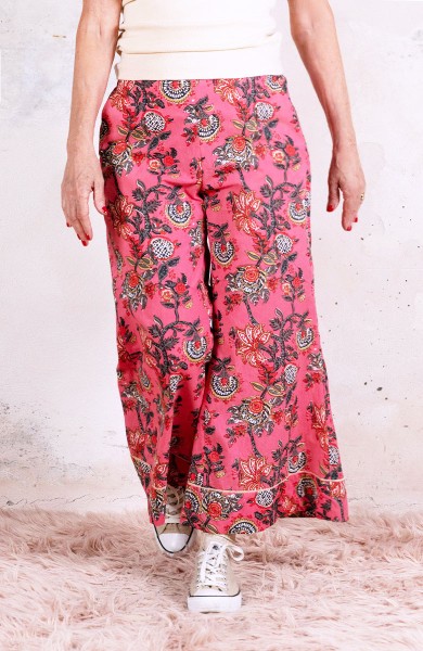 KOLKATA BLOCK PRINT TROMBETTA  PANT - Indian Sunrise