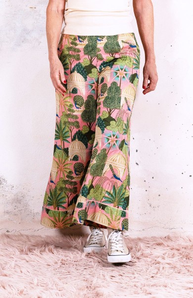 KOLKATA BLOCK PRINT TROMBETTA  PANT - Indian Graden
