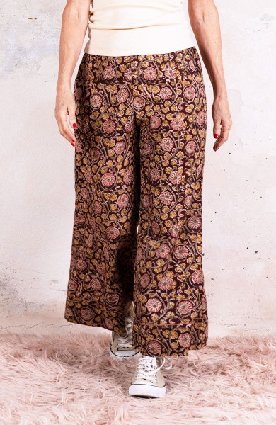 KOLKATA BLOCK PRINT TROMBETTA  PANT - Indian Choco 2
