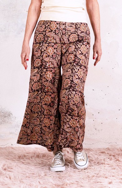 KOLKATA BLOCK PRINT TROMBETTA  PANT - Indian Choco 3
