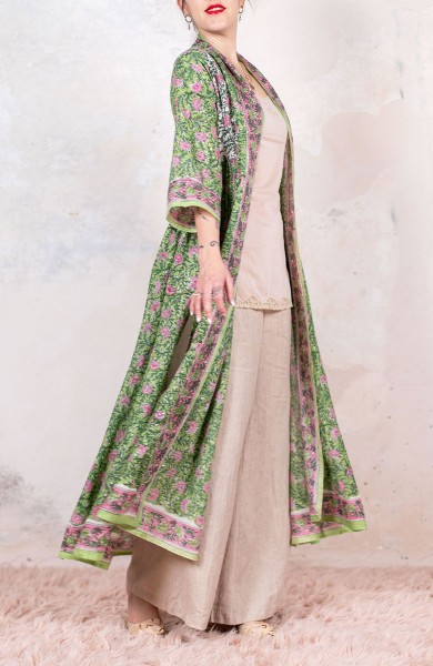SAREE JANE AUSTEN COAT - Giardino Salvia