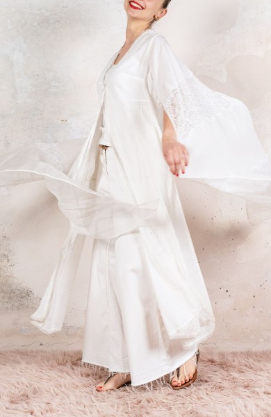 CAPPOTTINO VOLANTE - White in Love