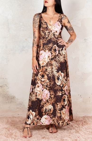 NIRVANA LONG PERFECTO DRESS - QueenRose