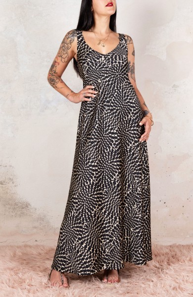 ANIMALIER LONG PERFECTO DRESS - Armadillo Alchemico