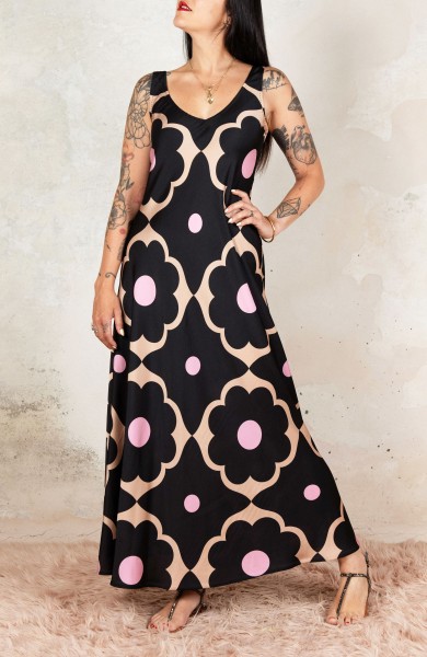 NIRVANA LONG PERFECTO DRESS - Japan Bloom