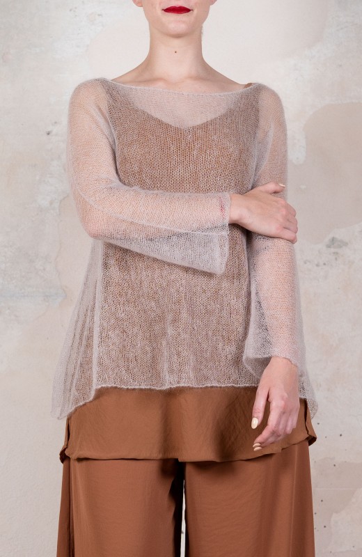 POETICAL SWEATER - Pearl Grey
